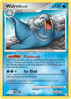 Walrein Mysterious Treasures card
