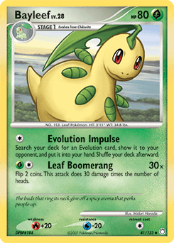 Bayleef Mysterious Treasures card