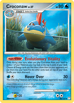 Croconaw Mysterious Treasures card