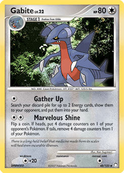 Gabite Mysterious Treasures card