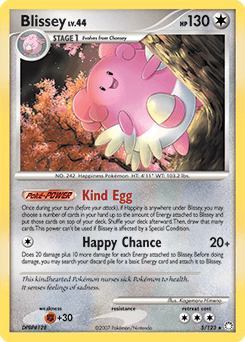 Blissey Mysterious Treasures card