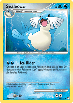 Sealeo Mysterious Treasures card
