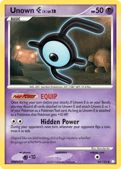 2007 Mysterious Treasures Unown [E] #65