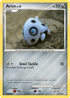 Aron Mysterious Treasures card