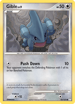 Gible Mysterious Treasures card