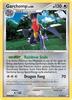 Garchomp Mysterious Treasures card