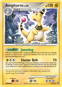 Ampharos Secret Wonders card
