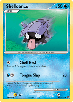 Shellder Secret Wonders card