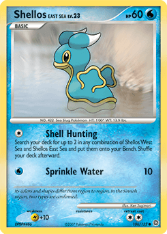 Shellos East Sea Secret Wonders card