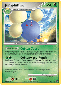 Jumpluff Secret Wonders card