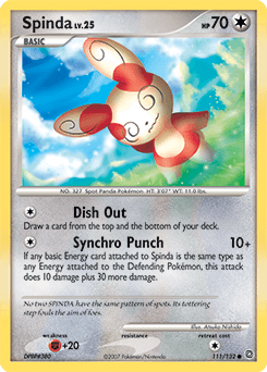 Spinda Secret Wonders card