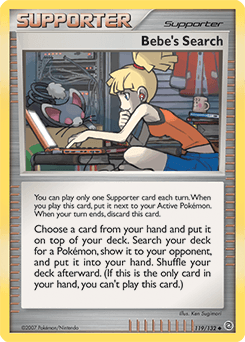 Bebe's Search Secret Wonders card