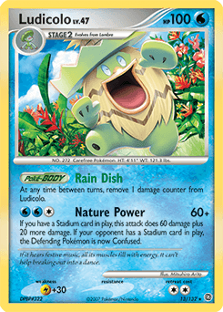 Ludicolo Secret Wonders card