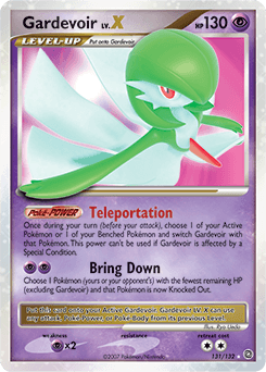 Gardevoir LV.X Secret Wonders card