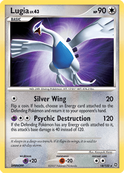 Lugia Secret Wonders card
