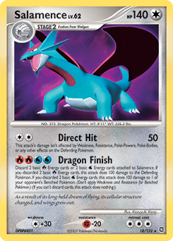 Salamence Secret Wonders card