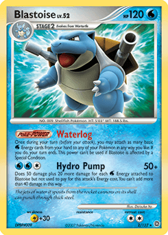 Blastoise Secret Wonders card