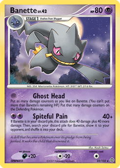 Banette Secret Wonders card