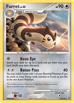 Furret Secret Wonders card