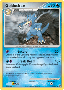 Golduck Secret Wonders card