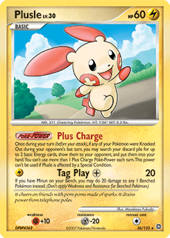 2007 Secret Wonders Plusle #36