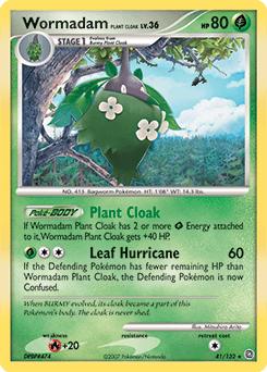 Wormadam Plant Cloak Secret Wonders card