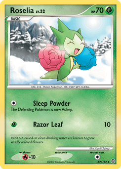 Roselia Secret Wonders card
