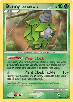 Burmy Plant Cloak Secret Wonders card