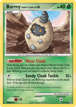 Burmy Sandy Cloak Secret Wonders card