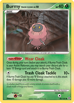 2007 Secret Wonders Burmy Trash Cloak #80