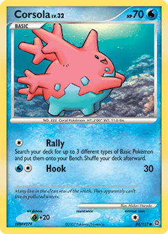 Corsola Secret Wonders card