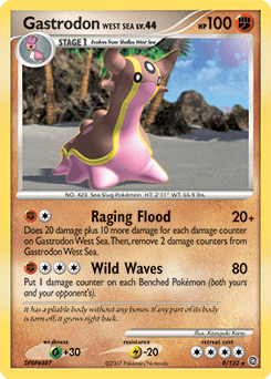 Gastrodon West Sea Secret Wonders card