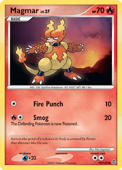 2007 Secret Wonders Magmar #93