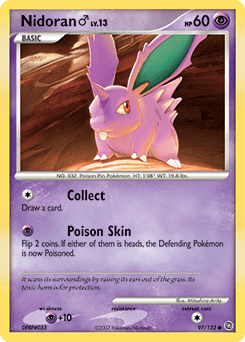 Nidoran ♂ Secret Wonders card