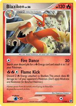 Blaziken Great Encounters card
