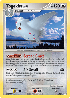 Togekiss Great Encounters card