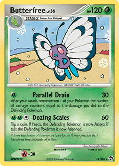 Butterfree Great Encounters card