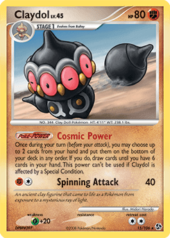 Claydol Great Encounters card