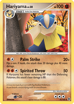 Hariyama Great Encounters card