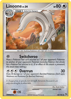 Linoone Great Encounters card