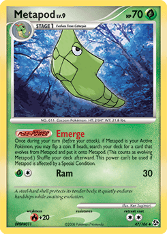 Metapod Great Encounters card