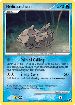 Relicanth Great Encounters card