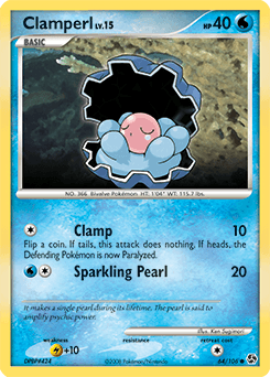 Clamperl Great Encounters card