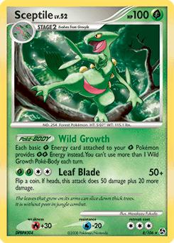 Sceptile Great Encounters card