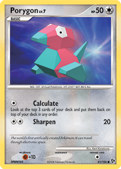 Porygon Great Encounters card