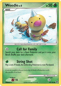 2008 Great Encounters Weedle #93