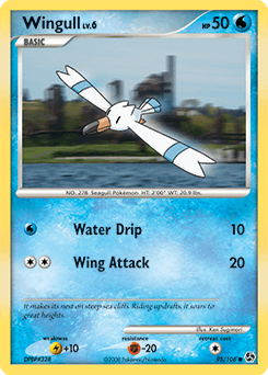 Wingull Great Encounters card