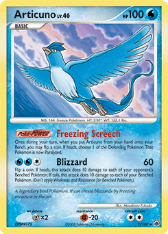 Articuno Majestic Dawn card