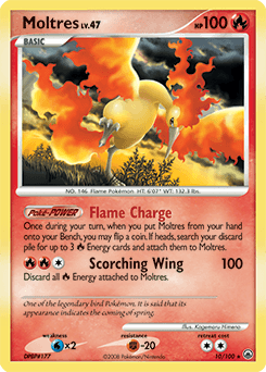 Moltres Majestic Dawn card