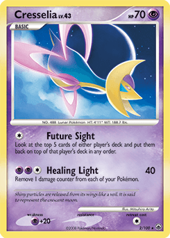 Cresselia Majestic Dawn card